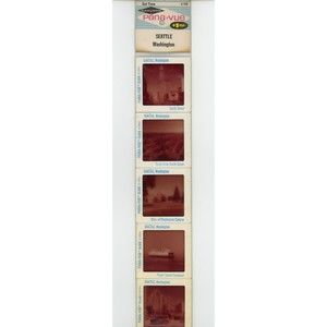 Vintage GAF Pana-Vue Slides Seattle Washington Travel USA Lot of 5 S198‎